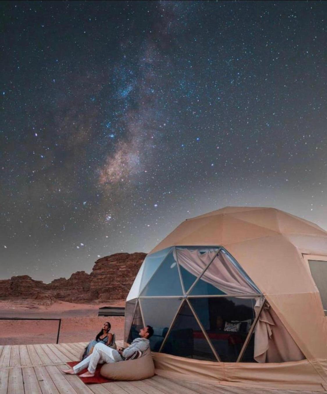 Abdullah Luxury Camp Leilighet Wadi Rum Eksteriør bilde