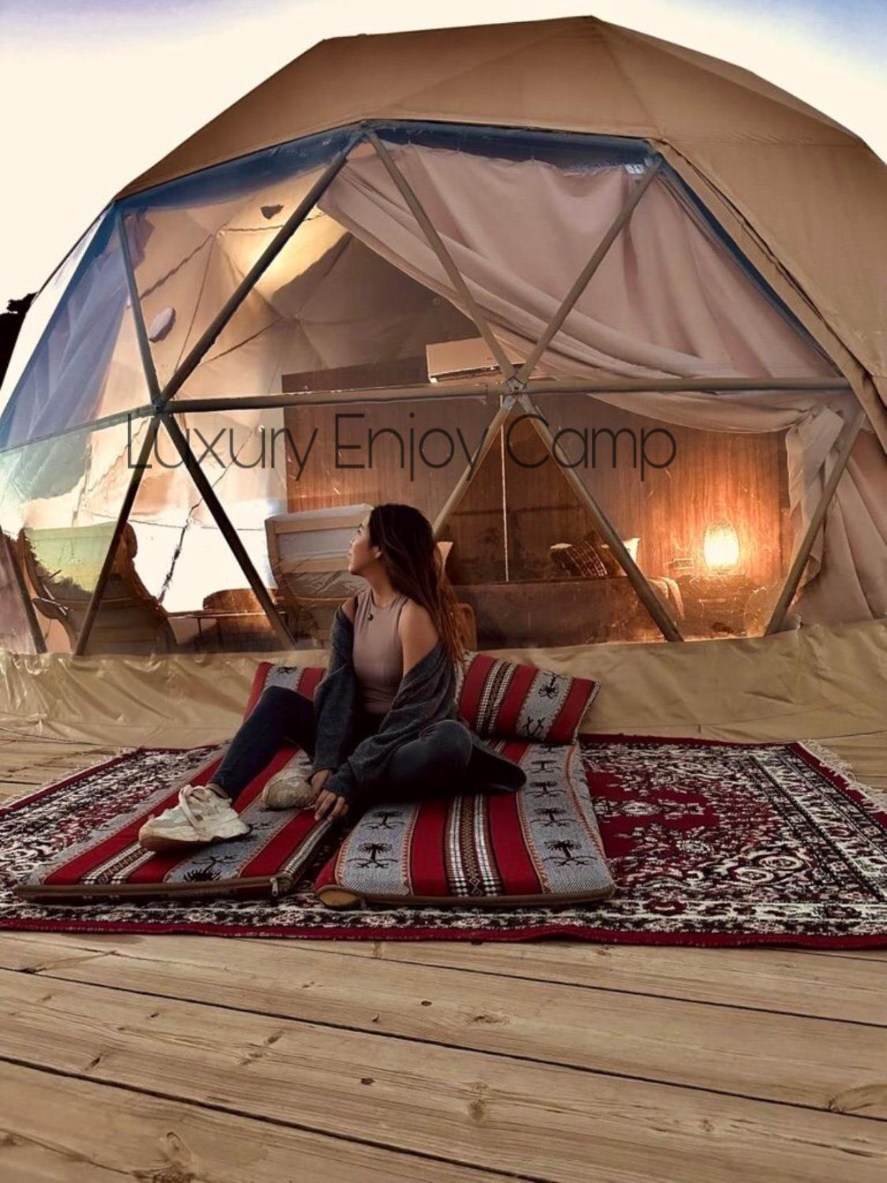 Abdullah Luxury Camp Leilighet Wadi Rum Eksteriør bilde
